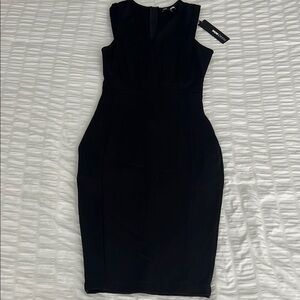 NWT Fashion Nova Black Sleeveless Dress XS